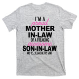 Proud Mother In Law Of Awesome Son In Law Funny T-Shirt