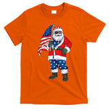 Patriotic Santa American Christmas 4th Of July Santa T-Shirt