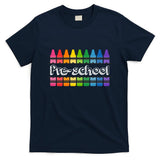 Pre School Colorful Crayons Back To School T-Shirt