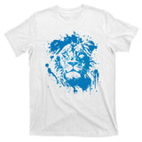 Paint Splat Graffiti Lions Football Sports Fan T-Shirt