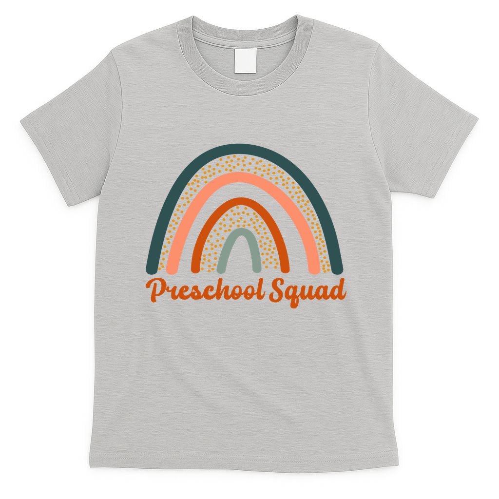 Preschool Squad Rainbow Back To School T-Shirt