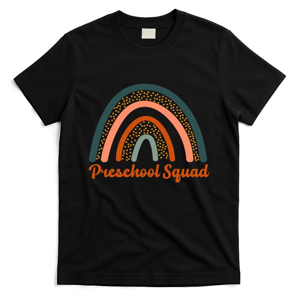 Preschool Squad Rainbow Back To School T-Shirt