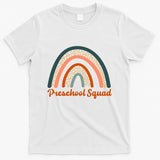 Preschool Squad Rainbow Back To School T-Shirt