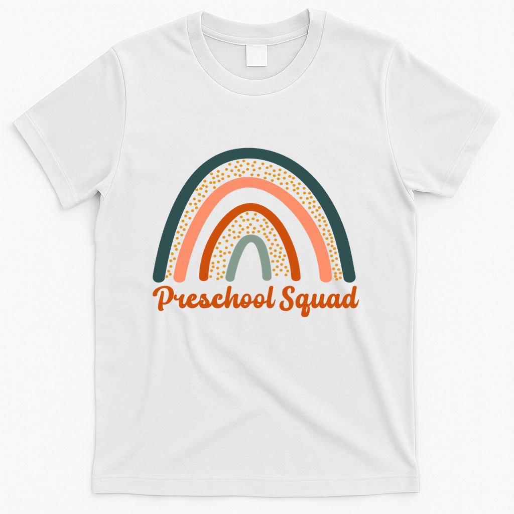 Preschool Squad Rainbow Back To School T-Shirt