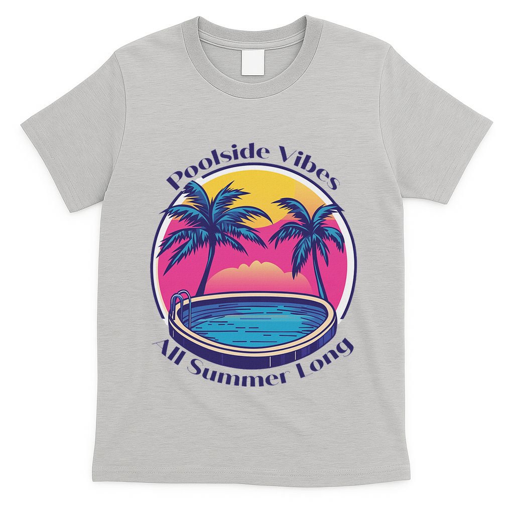Pool Side Vibes All Summer Long T-Shirt