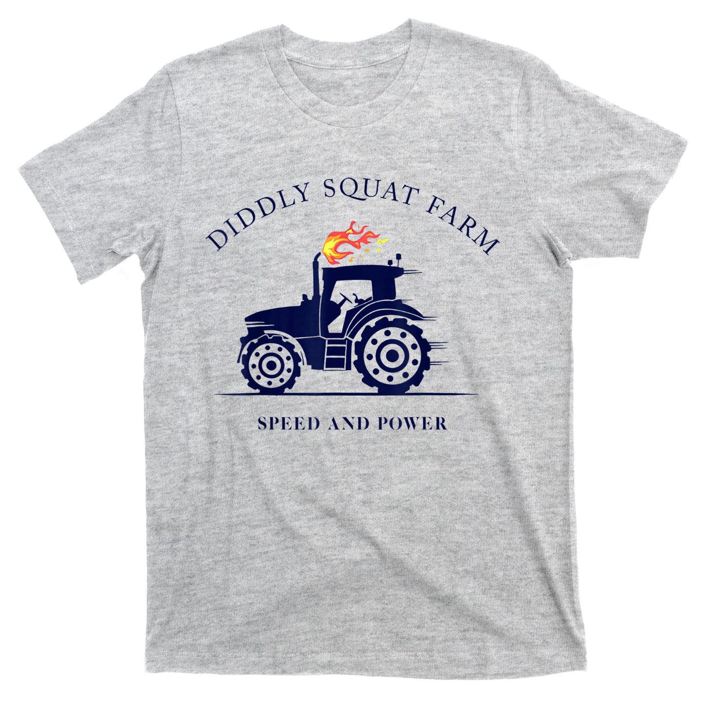 Perfect Tractor Design Diddly Squat Farm Speed And Power T-Shirt