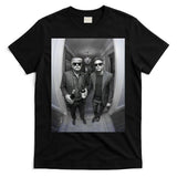President Trump Elon Musk Funny Meme Knocking On Door T-Shirt