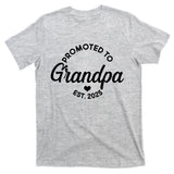 Promoted To Grandpa Est 2025 T-Shirt