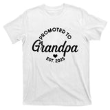 Promoted To Grandpa Est 2025 T-Shirt