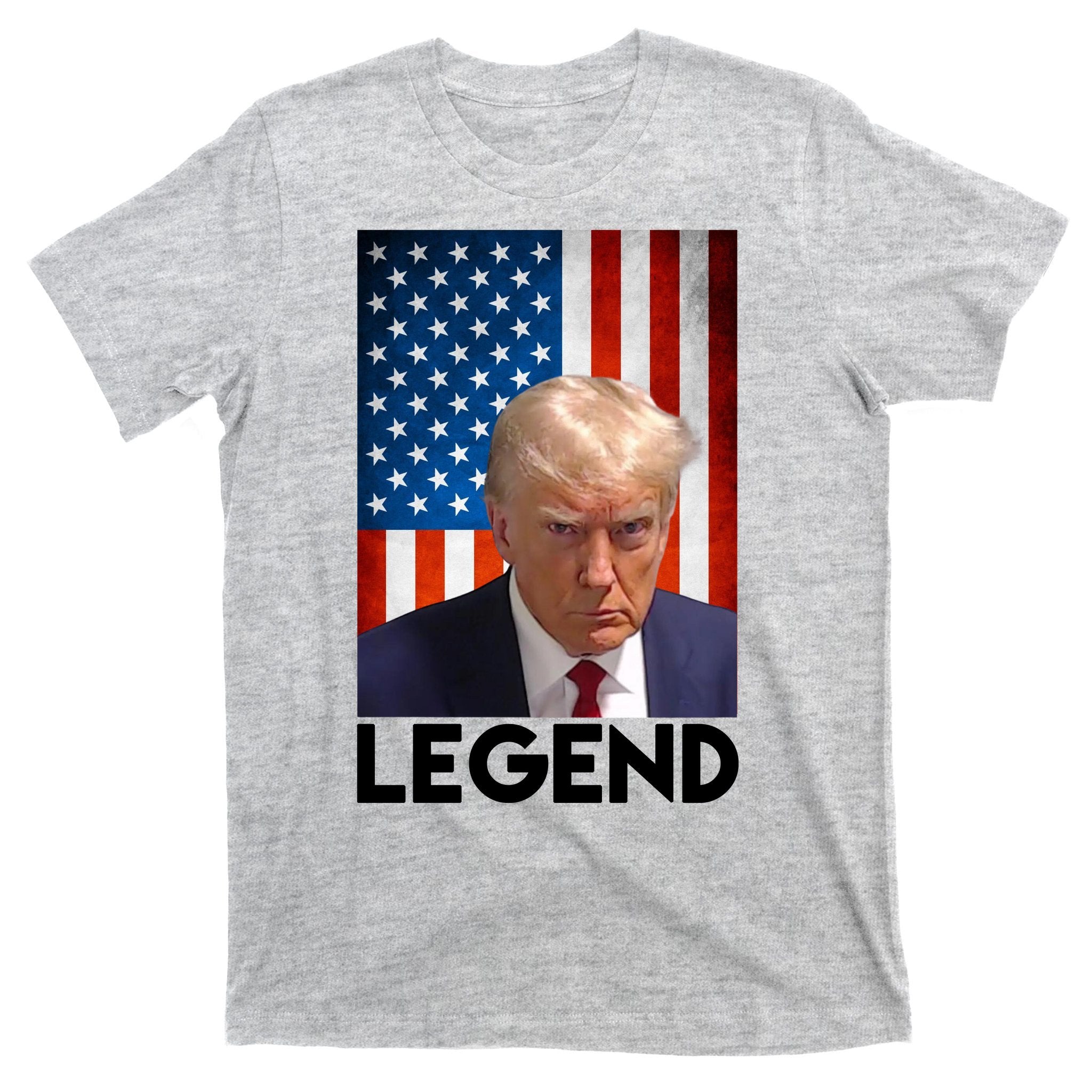 President Trump Legend American Flag T-Shirt