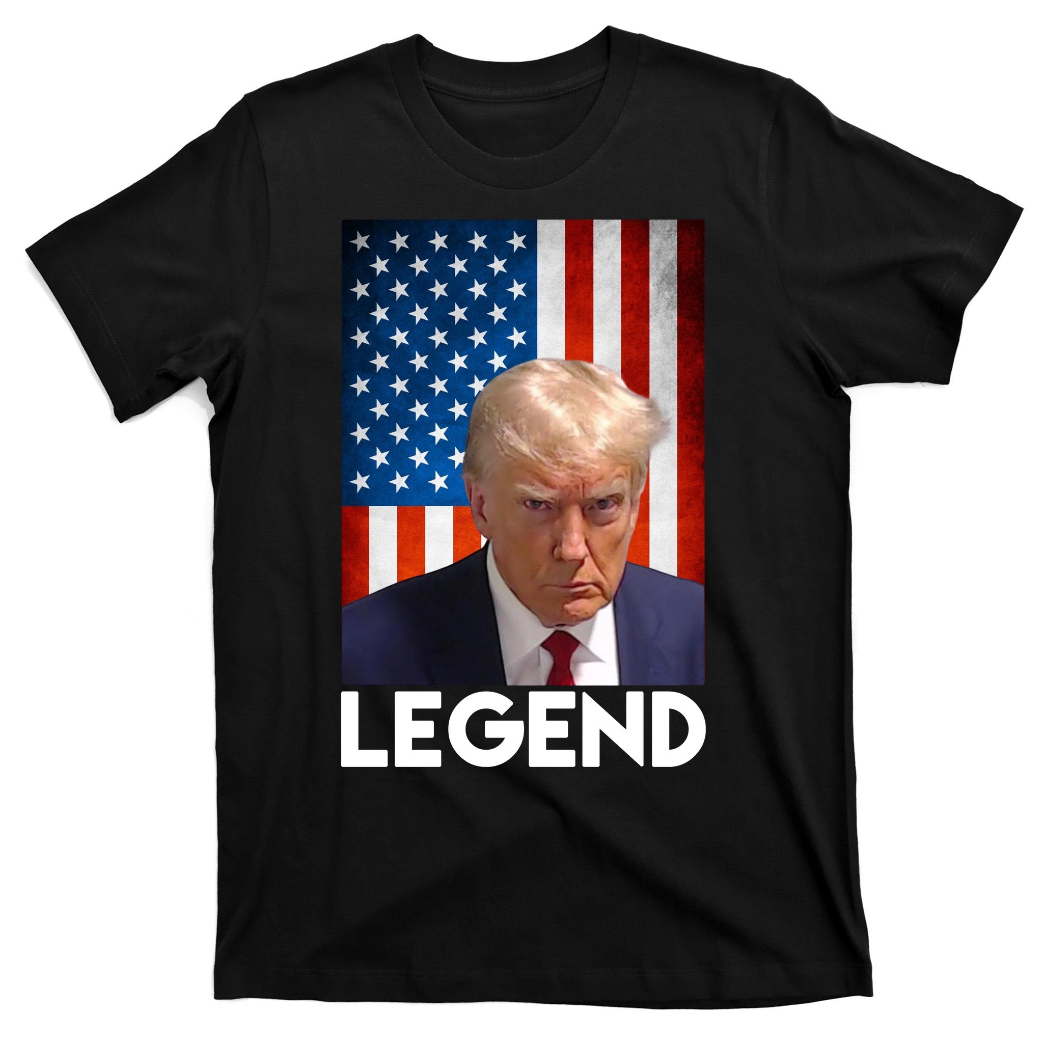 President Trump Legend American Flag T-Shirt