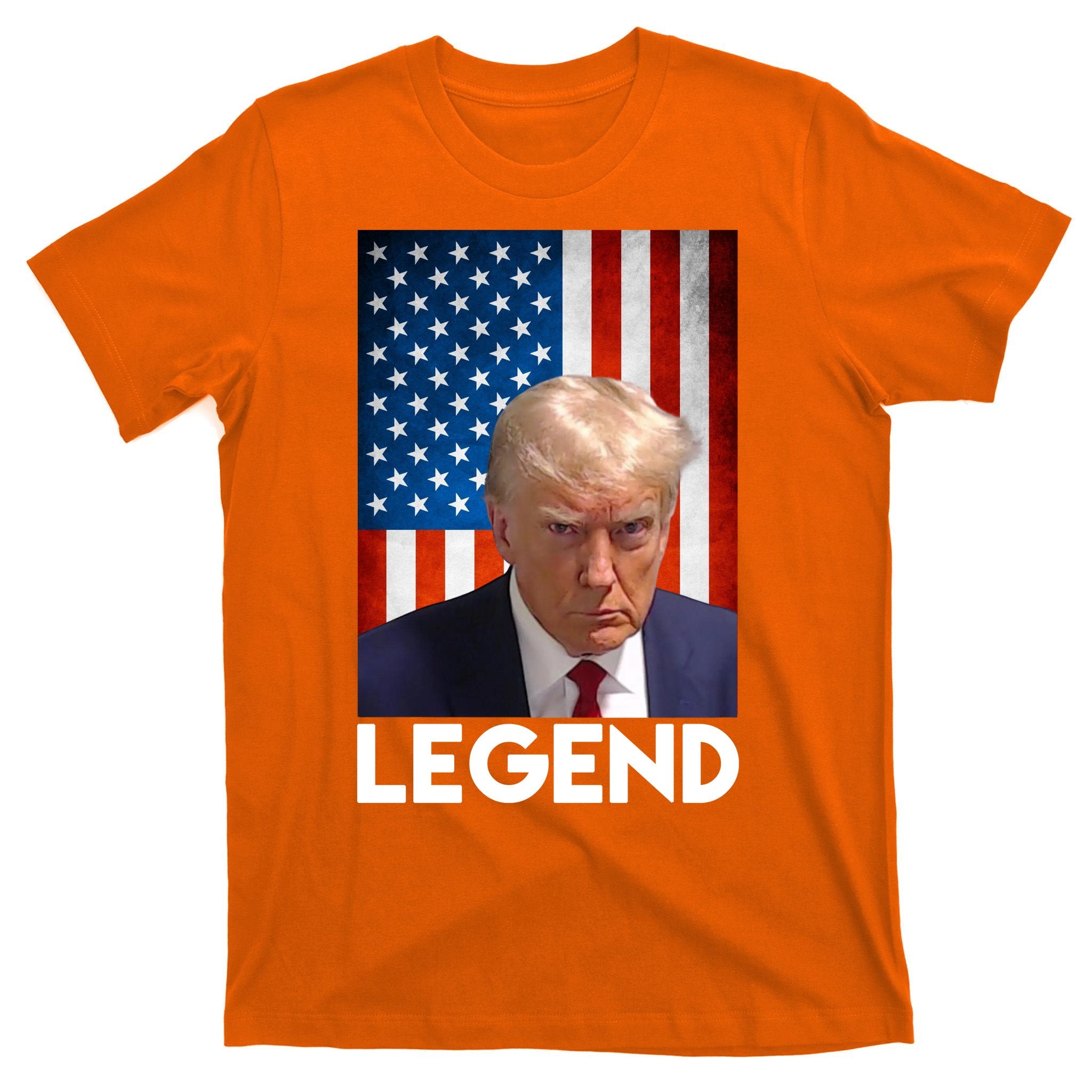 President Trump Legend American Flag T-Shirt