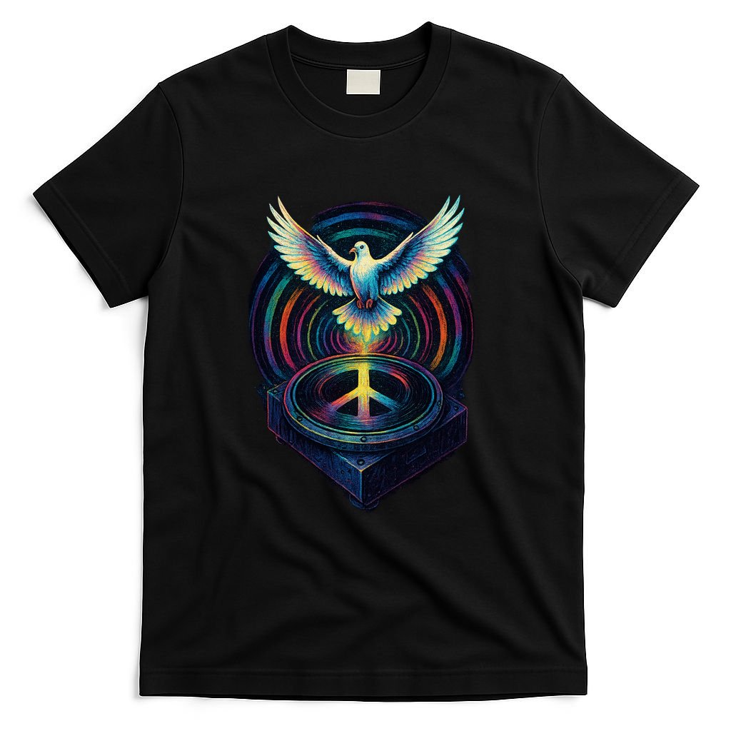 Peaceful Turntable Vibes T-Shirt