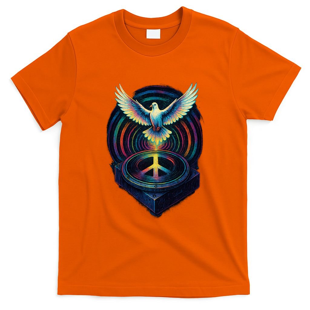 Peaceful Turntable Vibes T-Shirt