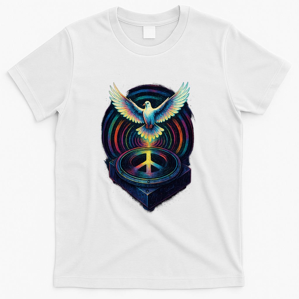 Peaceful Turntable Vibes T-Shirt