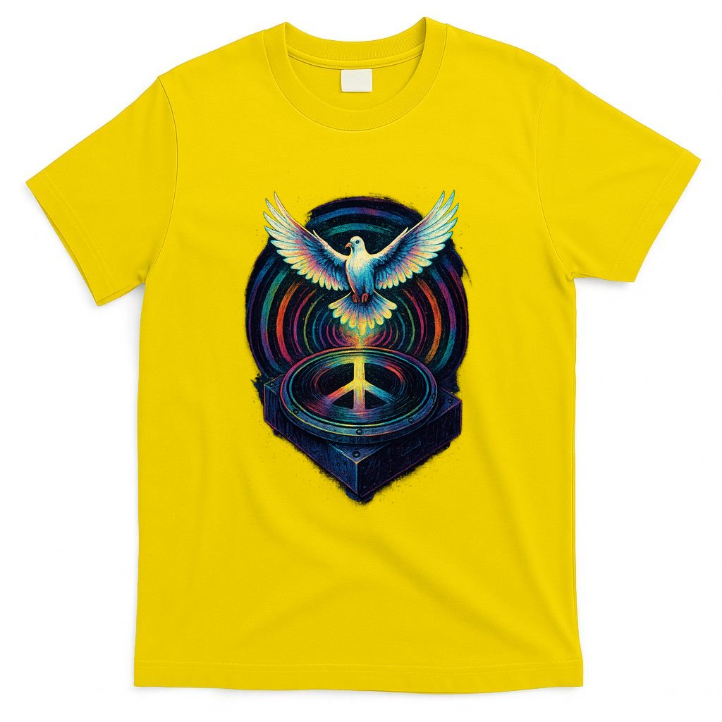 Peaceful Turntable Vibes T-Shirt