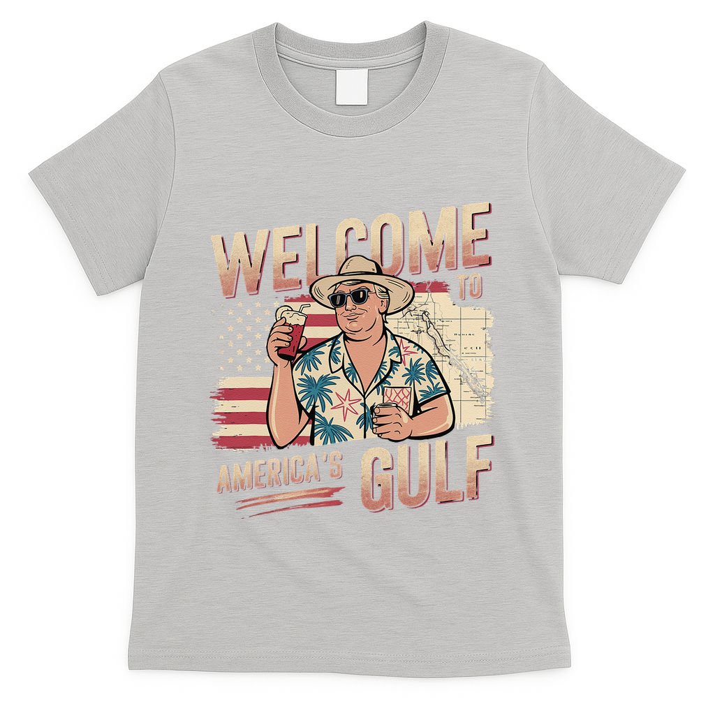 President Trump Welcome To AmericaS Gulf Mexico Vacation T-Shirt