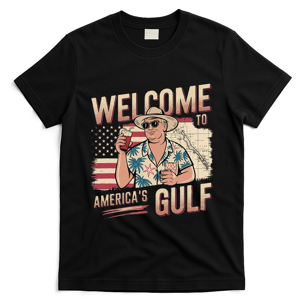 President Trump Welcome To AmericaS Gulf Mexico Vacation T-Shirt