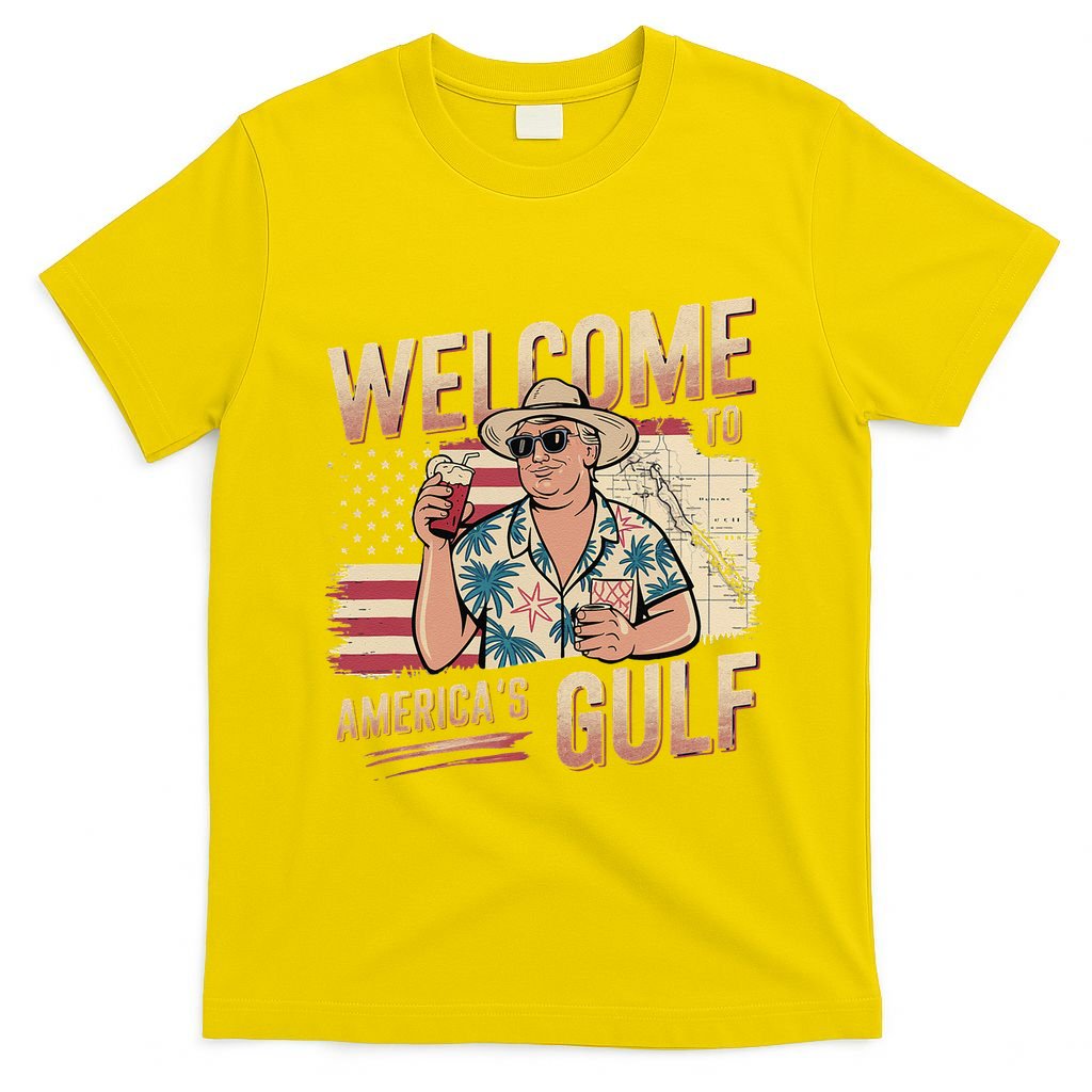 President Trump Welcome To AmericaS Gulf Mexico Vacation T-Shirt