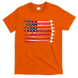 Patriotic USA American Flag Air Show Jets T-Shirt