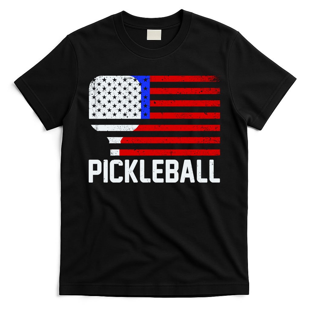 Pickeball USA American Flag T-Shirt