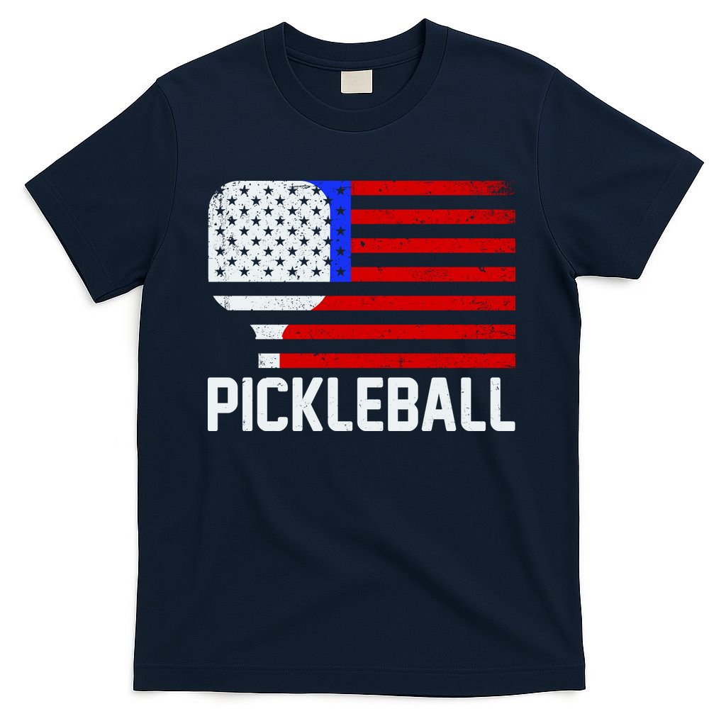 Pickeball USA American Flag T-Shirt