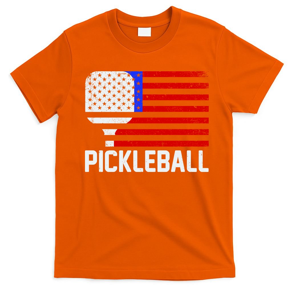 Pickeball USA American Flag T-Shirt