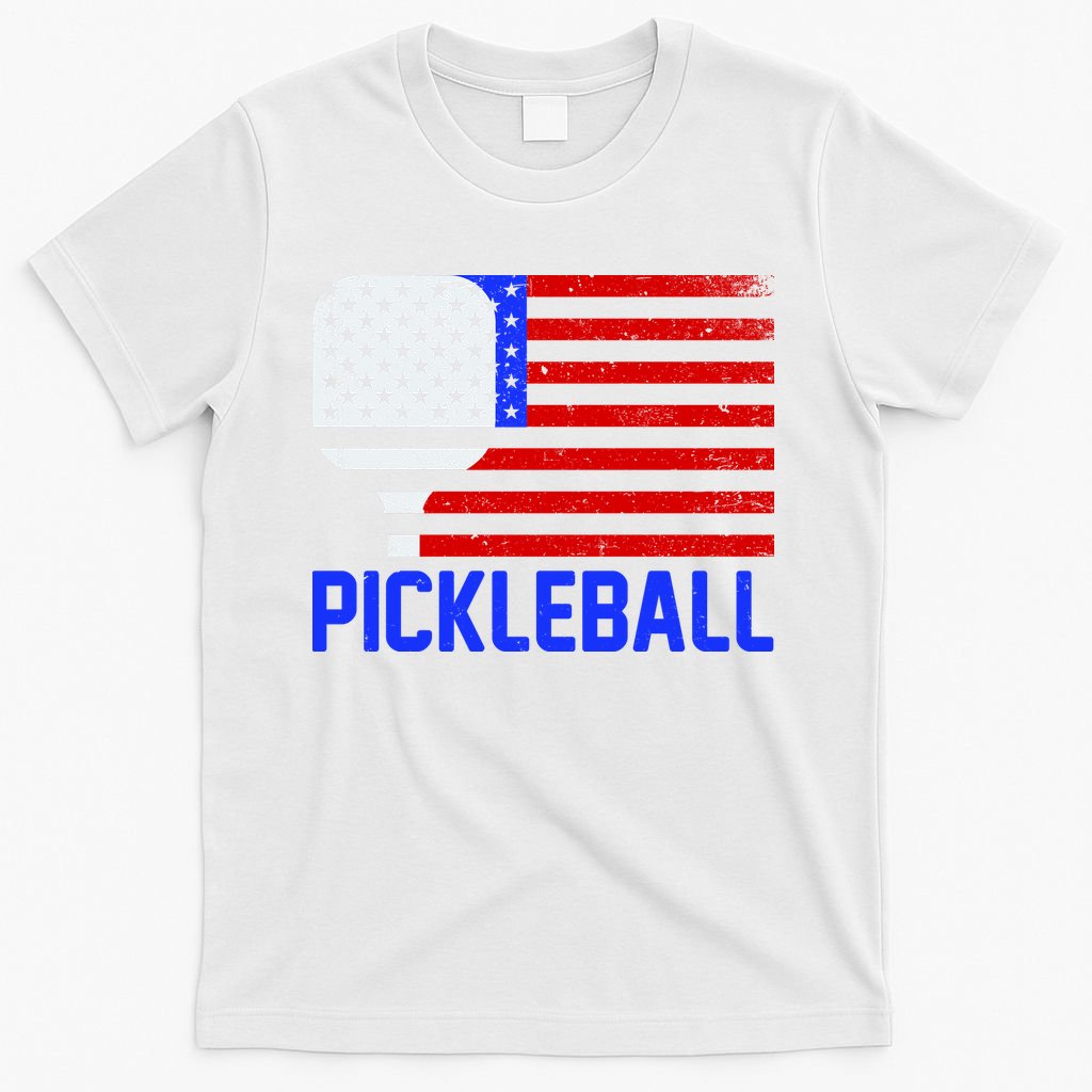 Pickeball USA American Flag T-Shirt