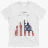 Patriotic Usa Flag Fighter Jets 4th Of July T-Shirt