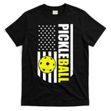 Pickleball USA Flag Love Playing Pickle Ball T-Shirt