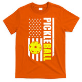 Pickleball USA Flag Love Playing Pickle Ball T-Shirt