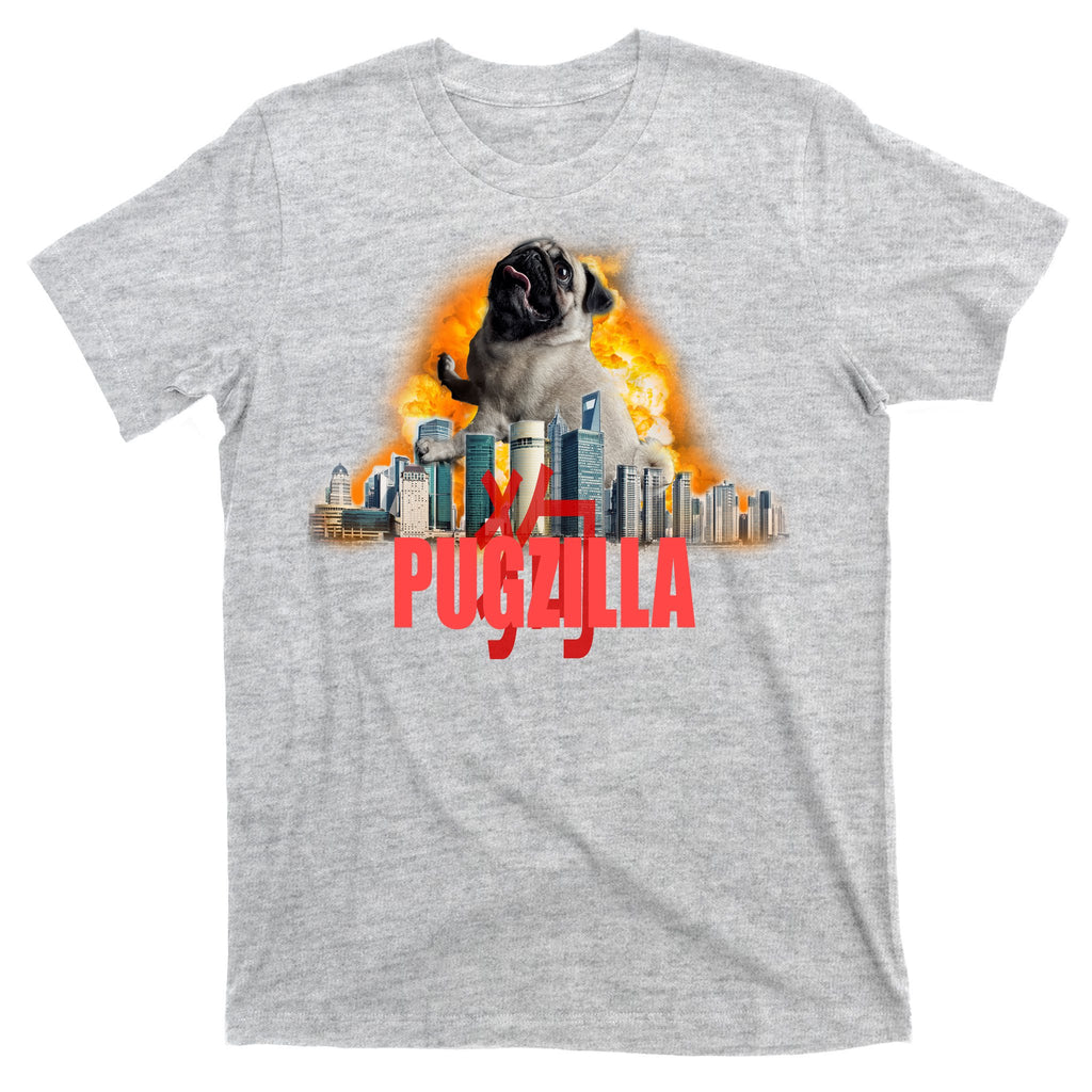 Pugzilla Funny Pug T-Shirt