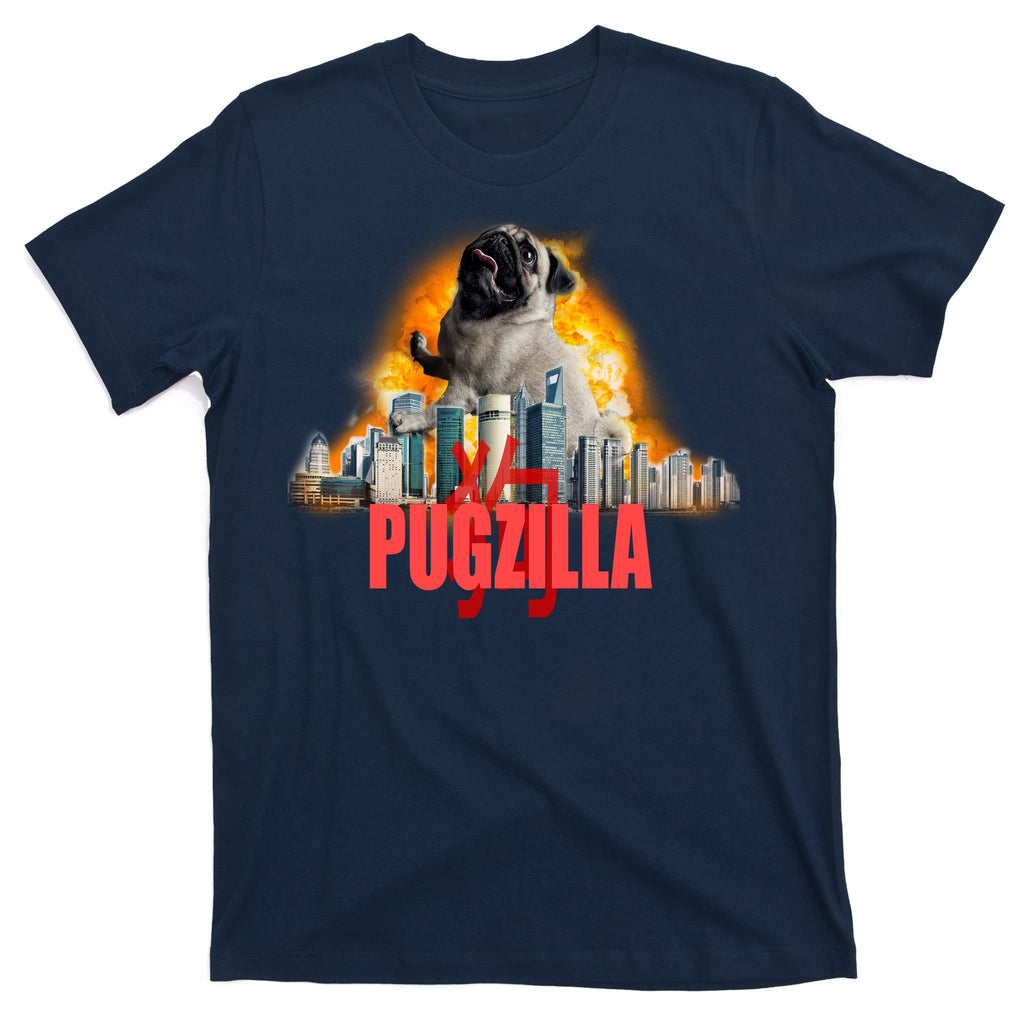 Pugzilla Funny Pug T-Shirt