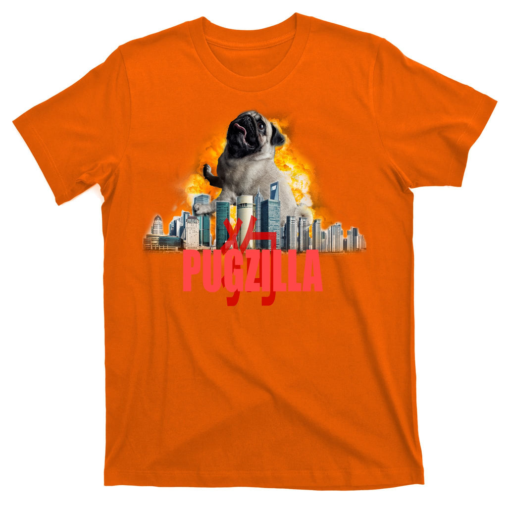 Pugzilla Funny Pug T-Shirt