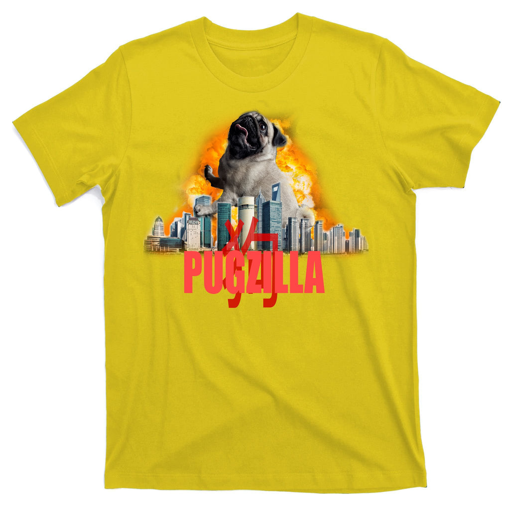 Pugzilla Funny Pug T-Shirt