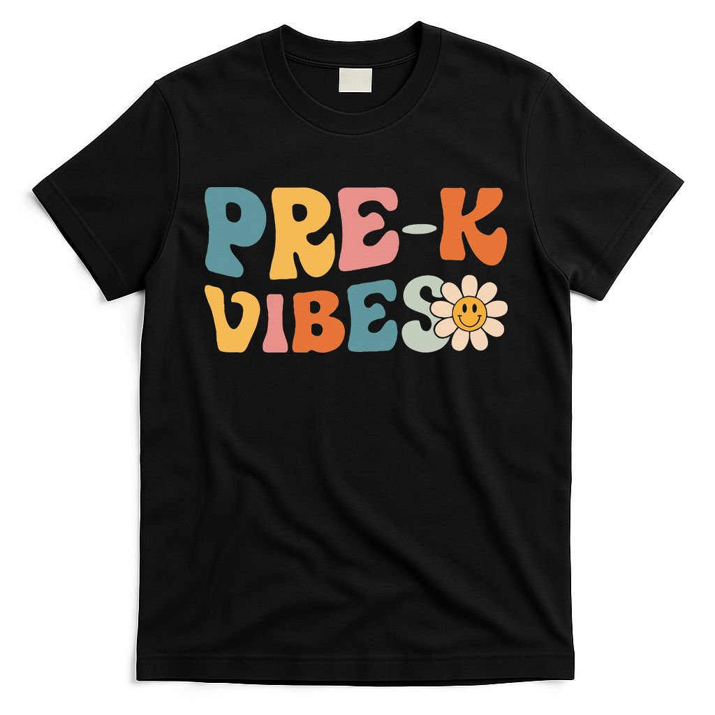 Preschool Vibes Cute Retro Back to School T-Shirt