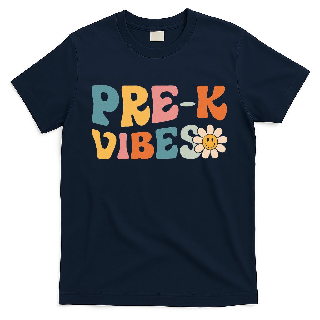 Preschool Vibes Cute Retro Back to School T-Shirt