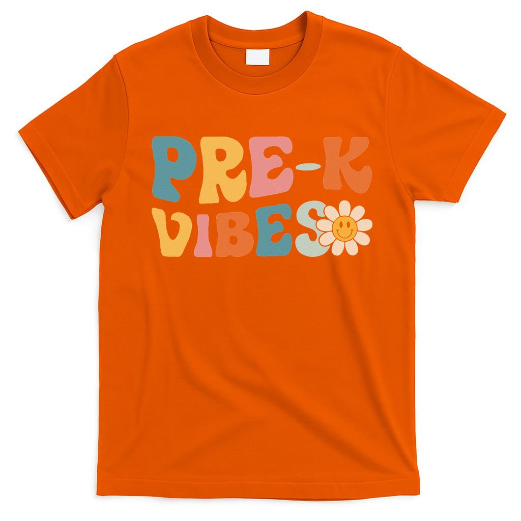 Preschool Vibes Cute Retro Back to School T-Shirt