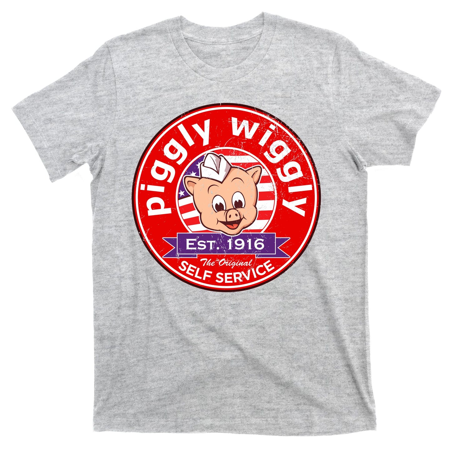 Piggly Wiggly Est 1916 Self Service Retro T-Shirt