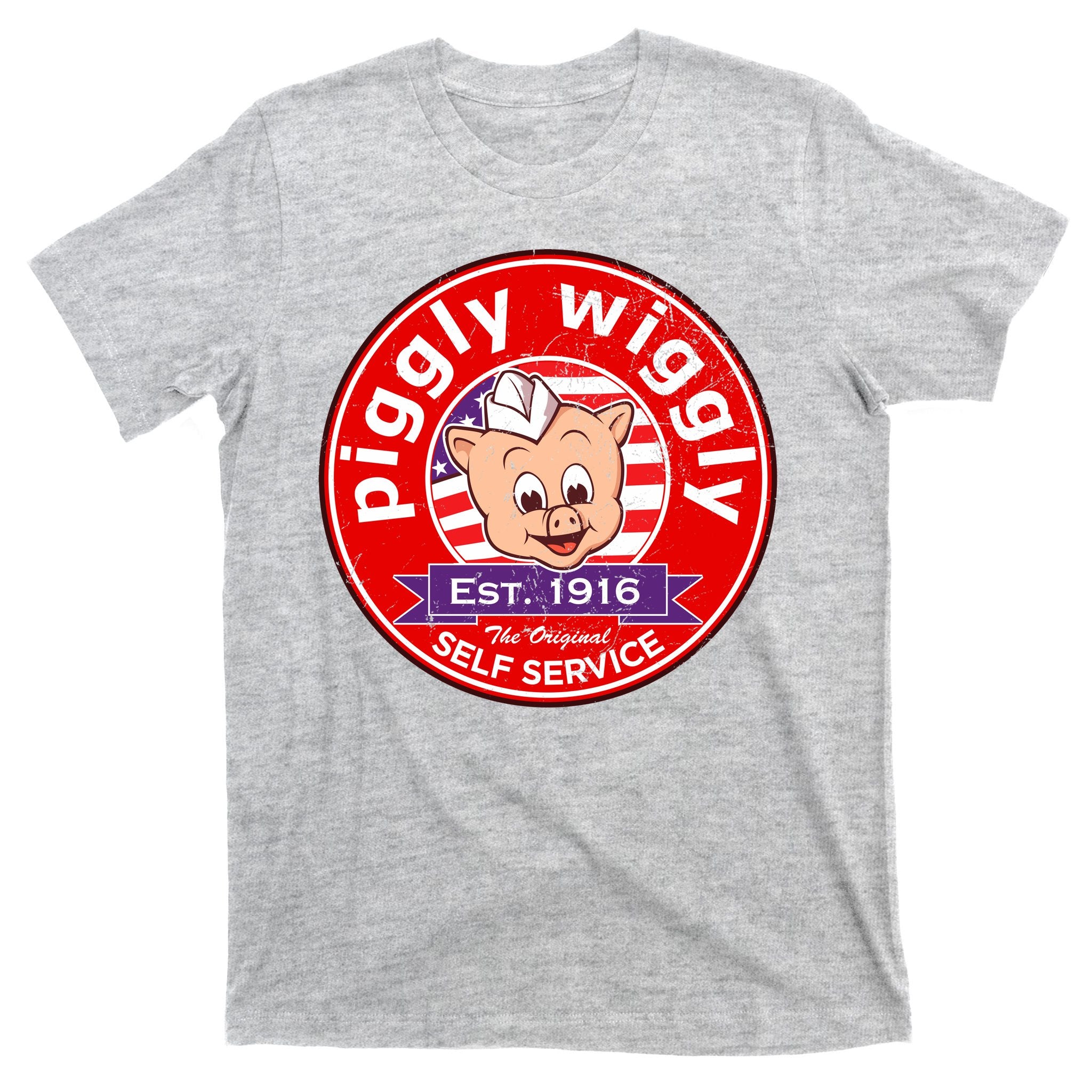 Piggly Wiggly Est 1916 Self Service Retro T-Shirt