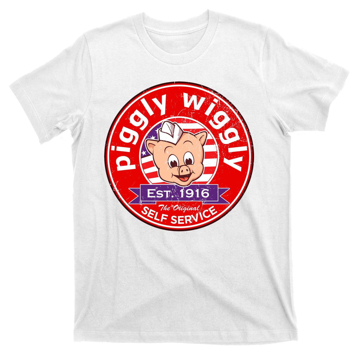 Piggly Wiggly Est 1916 Self Service Retro T-Shirt