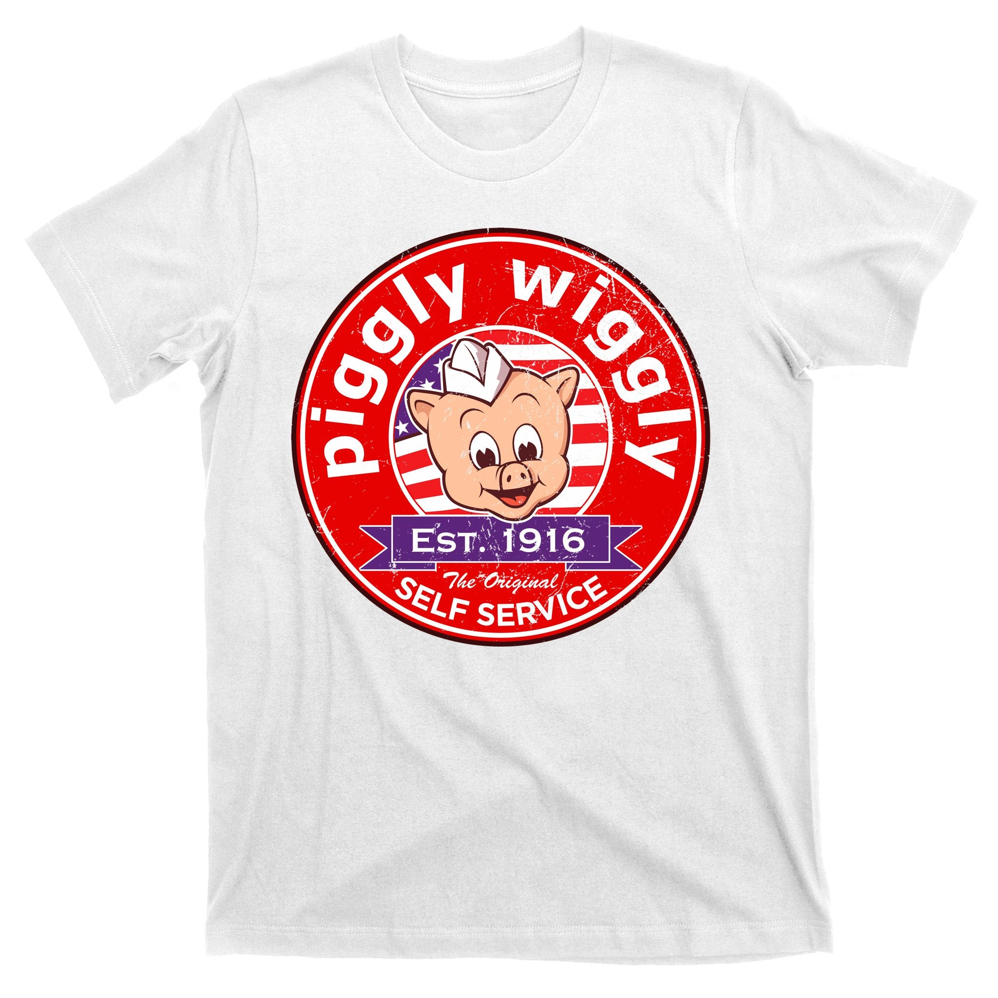 Piggly Wiggly Est 1916 Self Service Retro T-Shirt