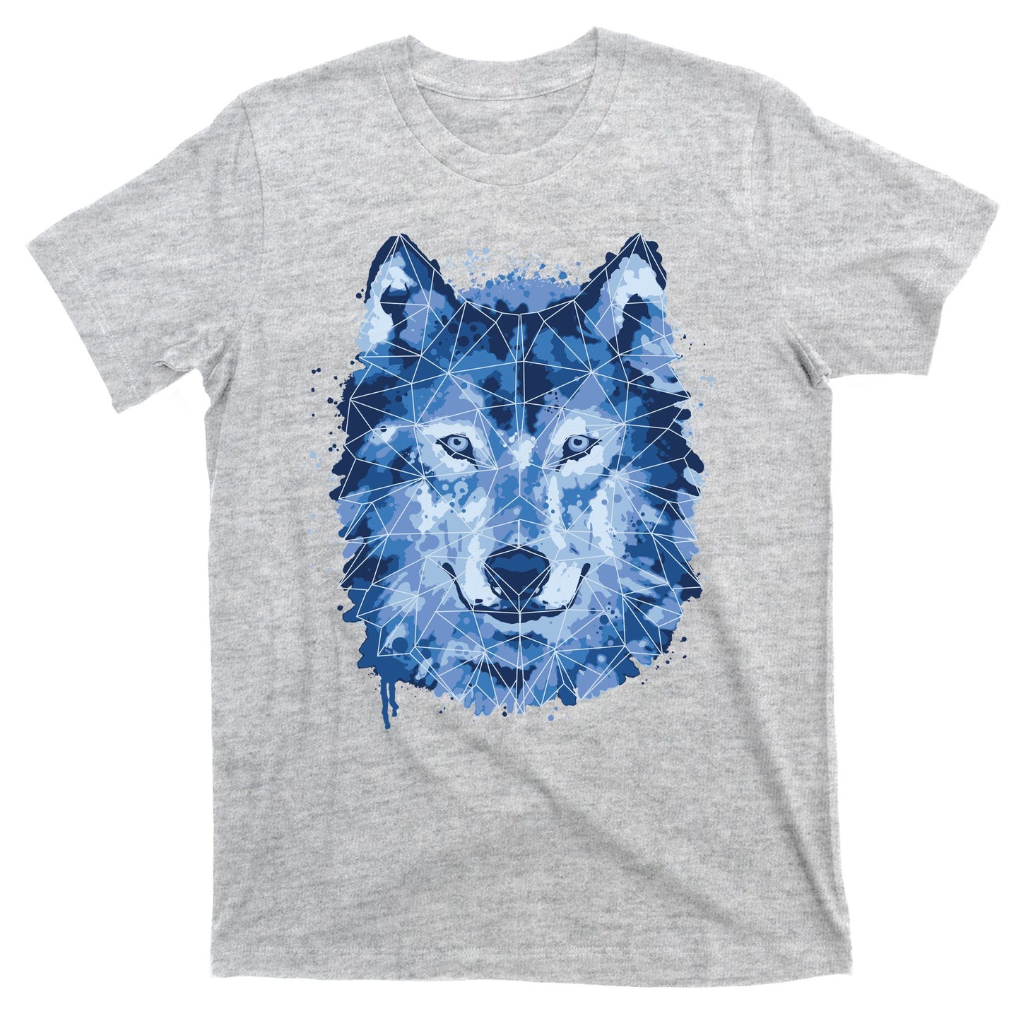 Polygon Wolf Wild Animal T-Shirt