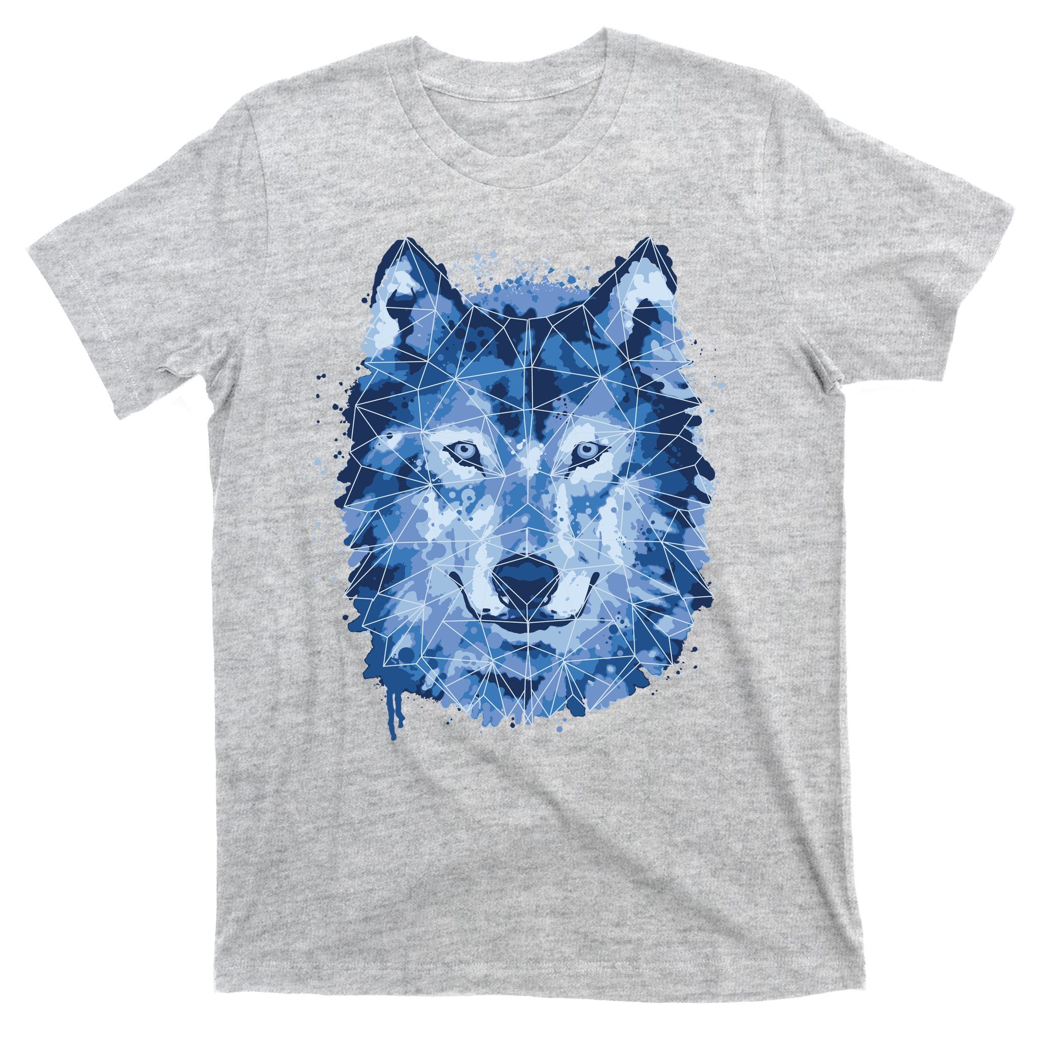 Polygon Wolf Wild Animal T-Shirt