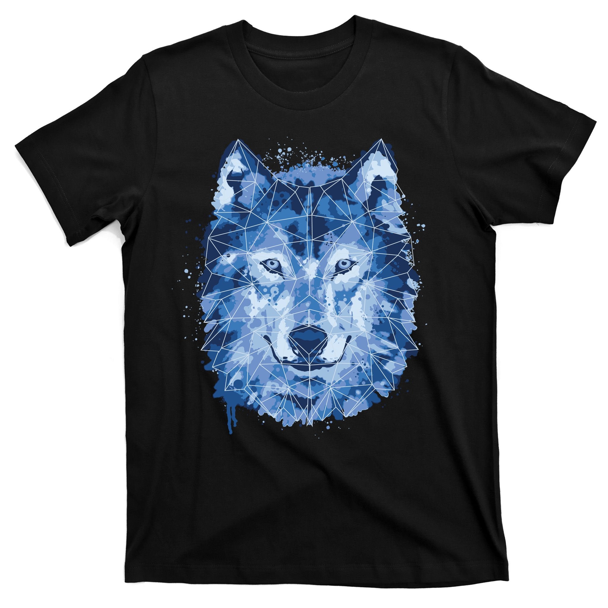Polygon Wolf Wild Animal T-Shirt