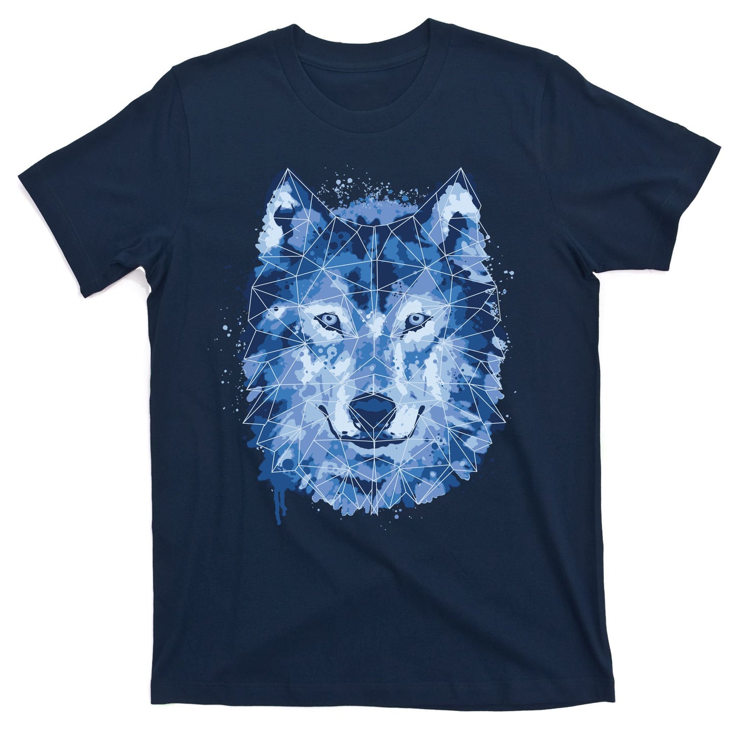 Polygon Wolf Wild Animal T-Shirt