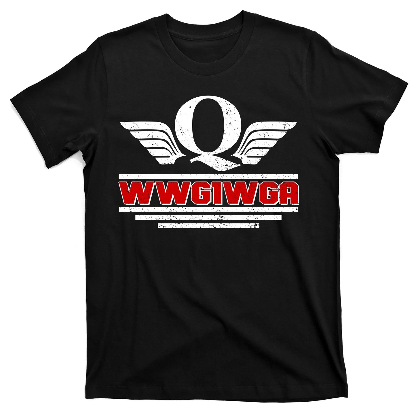 QAnon Wings WWG1WGA T-Shirt