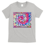 Retro 1960s Tie Dye Welcome Back To School T-Shirt