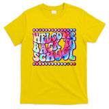Retro 1960s Tie Dye Welcome Back To School T-Shirt