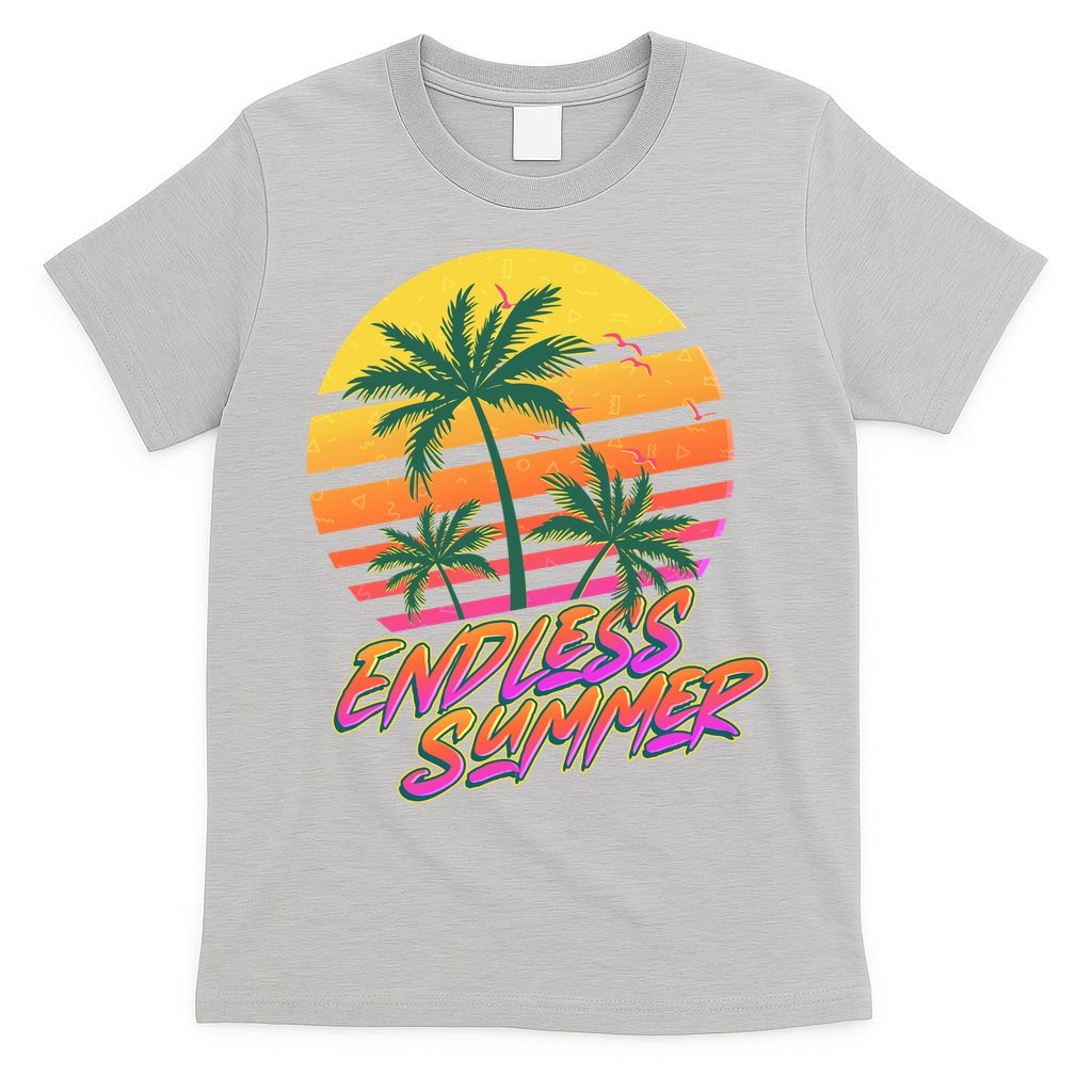 Retro 80s Eighties Tropical Endless Summer T-Shirt